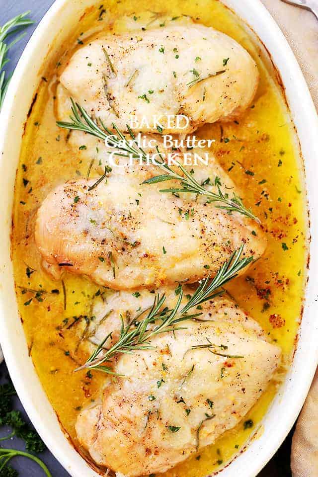 Garlic butter chicken recipe
