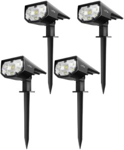 Litom 12 leds solar landscape spotlights