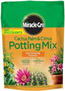 Miracle gro cactus, palms, & citrus mix