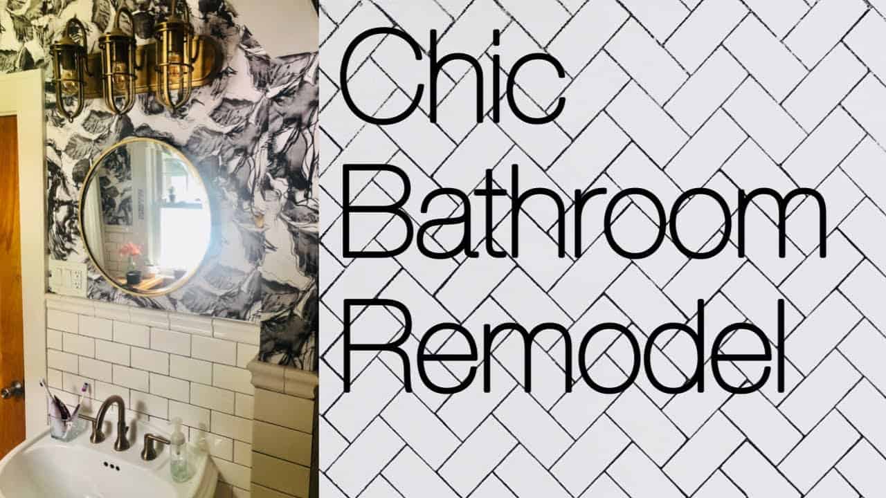 Chic bathroom remodelling