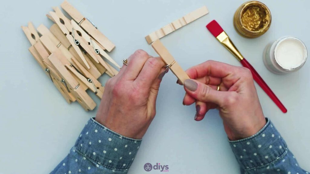 Diy clothespin art step 1b