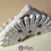 Diy clothespin napkin holder painted