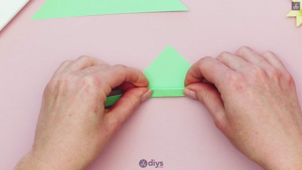 Diy origami flower art step 10