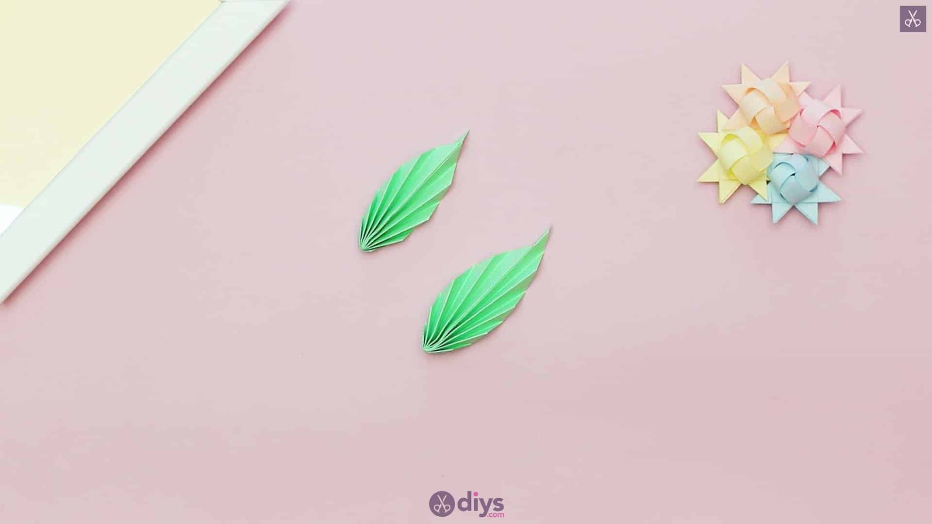 Diy origami flower art step 11f