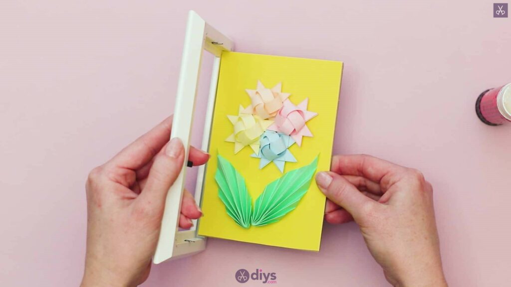 Diy origami flower art step 12aa