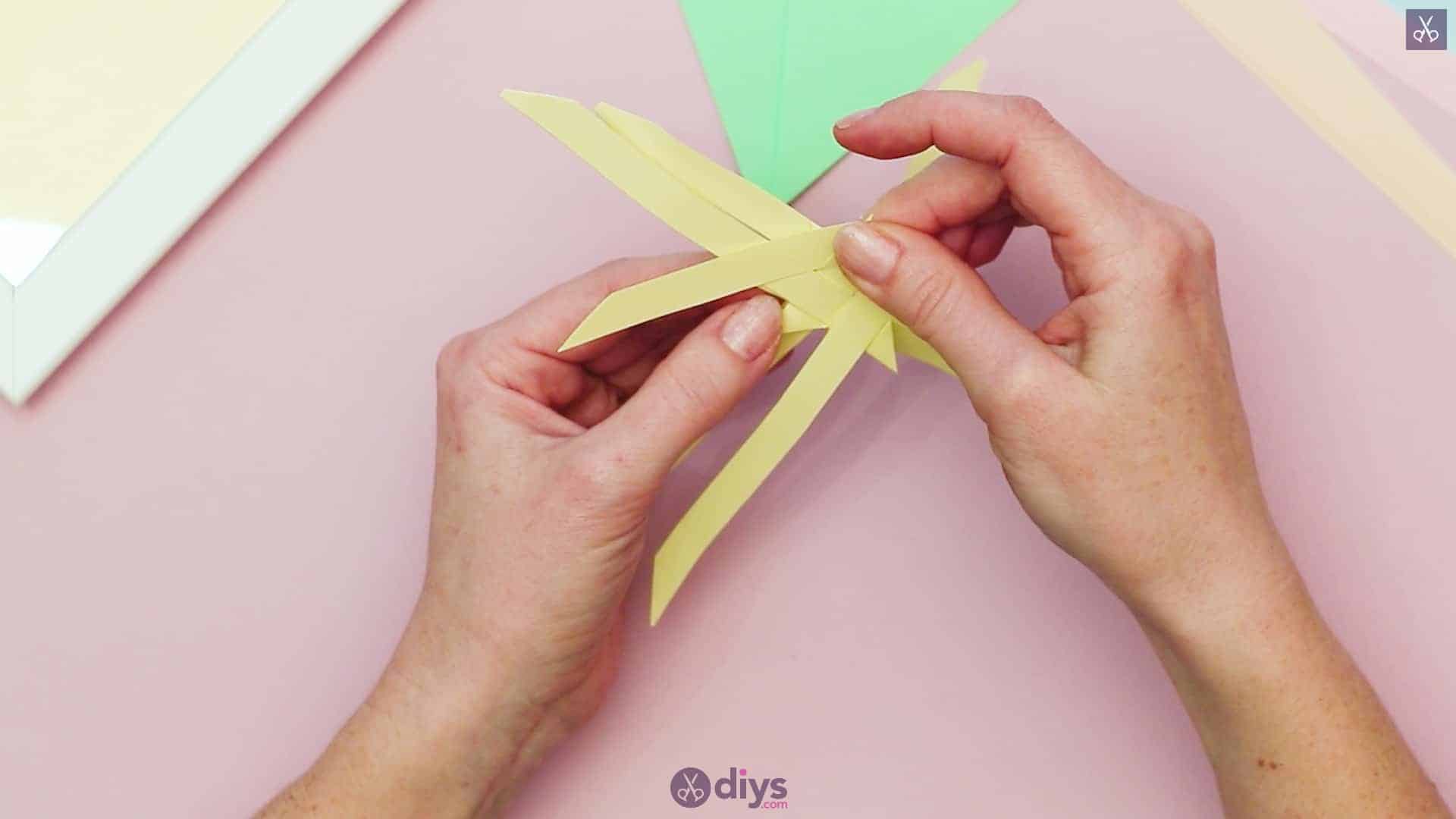 Diy origami flower art step 6a