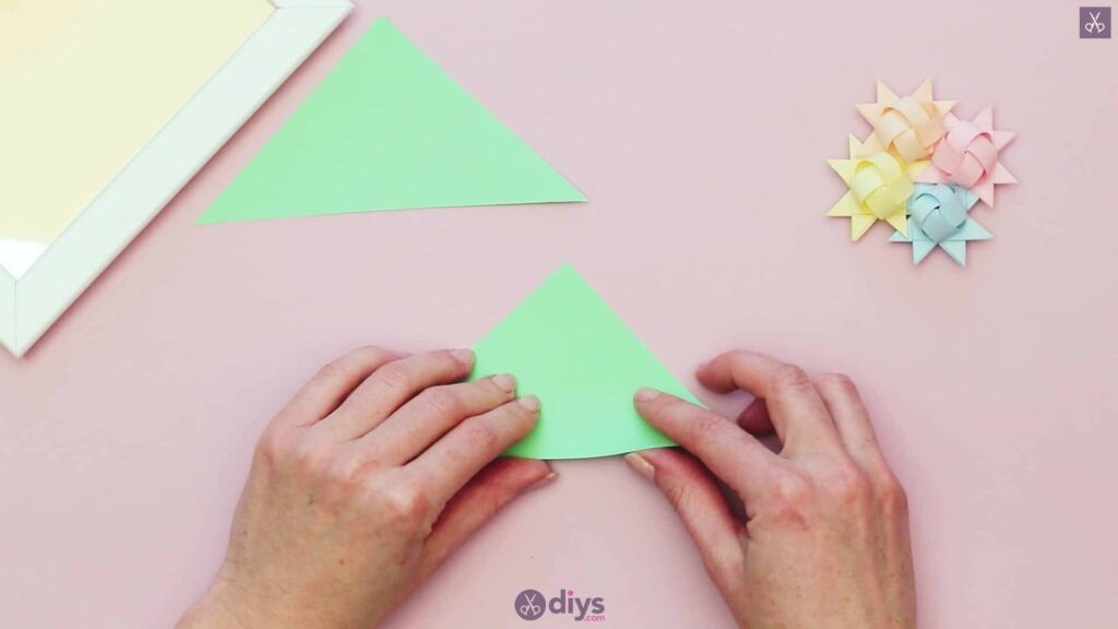 Diy origami flower art step 910
