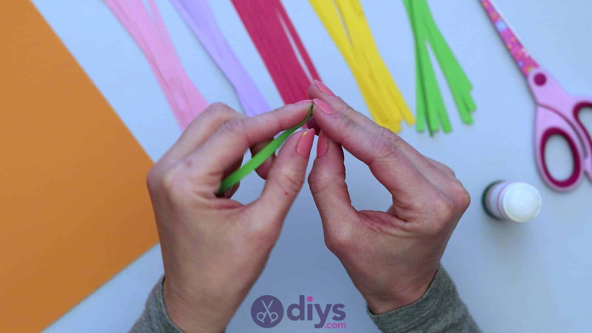 Diy paper spring tree step 3