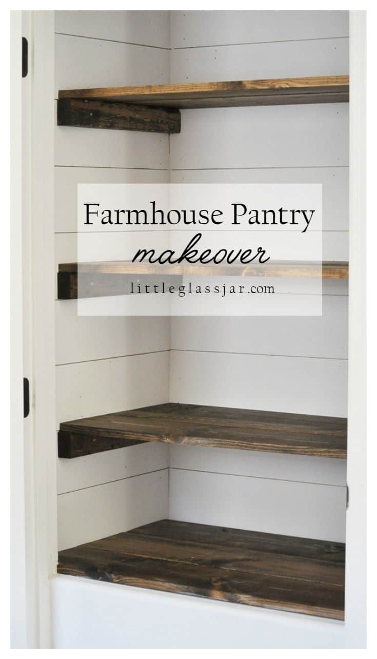 Farmhouse pantry makeover