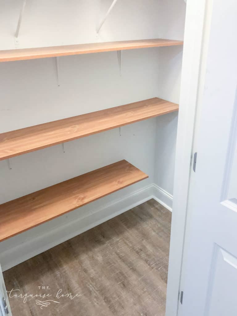 25 Diy Pantry Shelves Ideas For Your Home, Wood Pantry Shelving