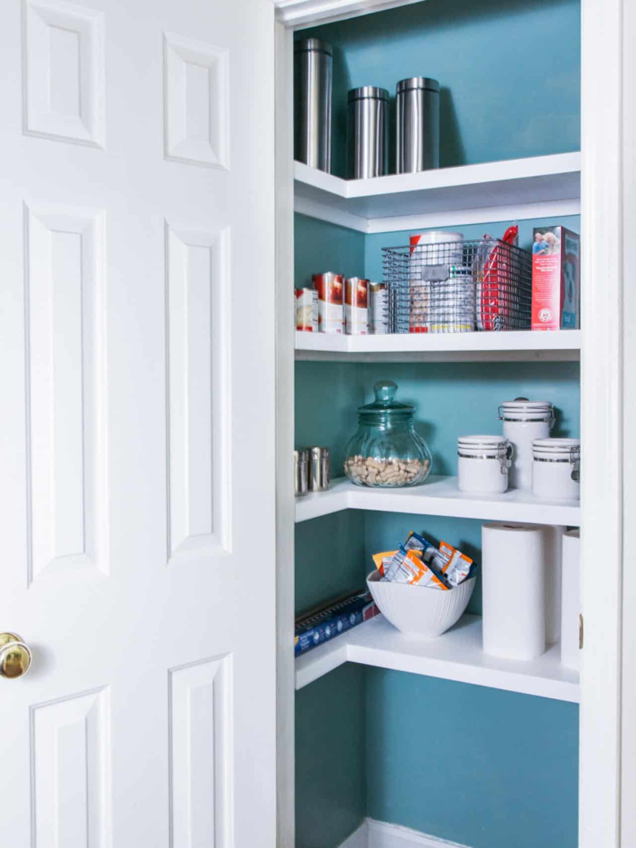 How to replace pantry wire shelving