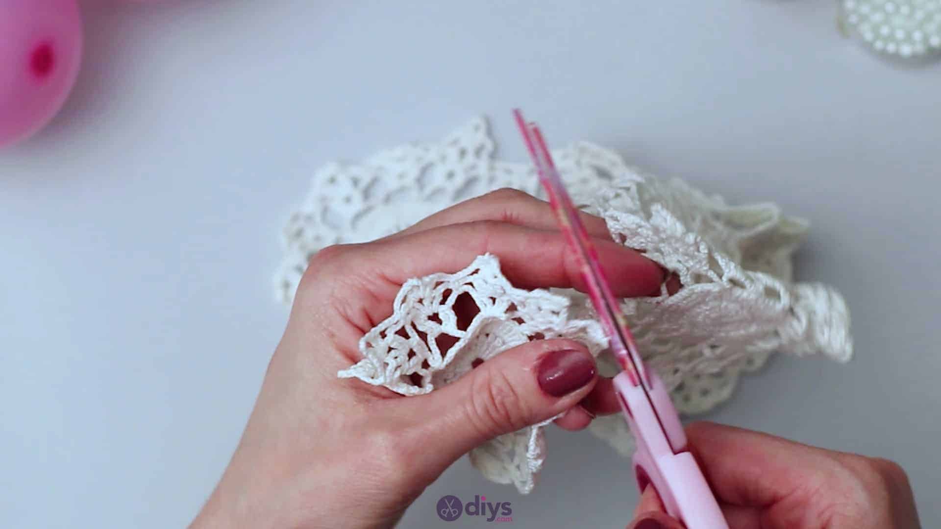 Lace candle holder step 1c