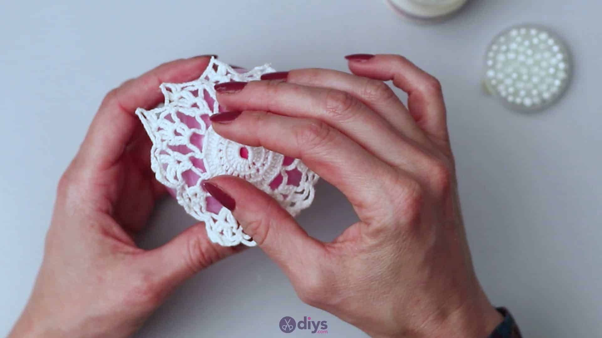 Lace candle holder step 5g