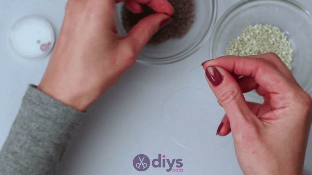 Make your own seed bead ring step 3b