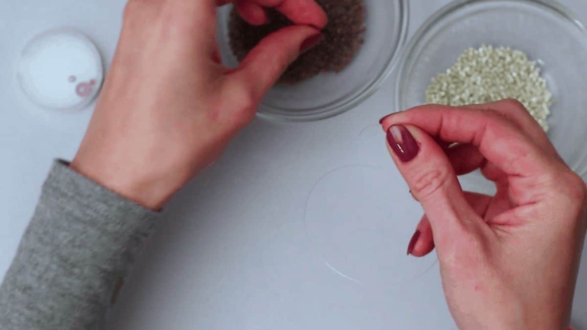 Make your own seed bead ring step 3b