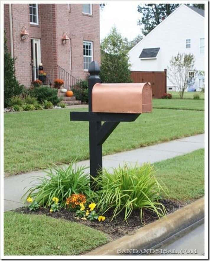 Copper diy mailbox