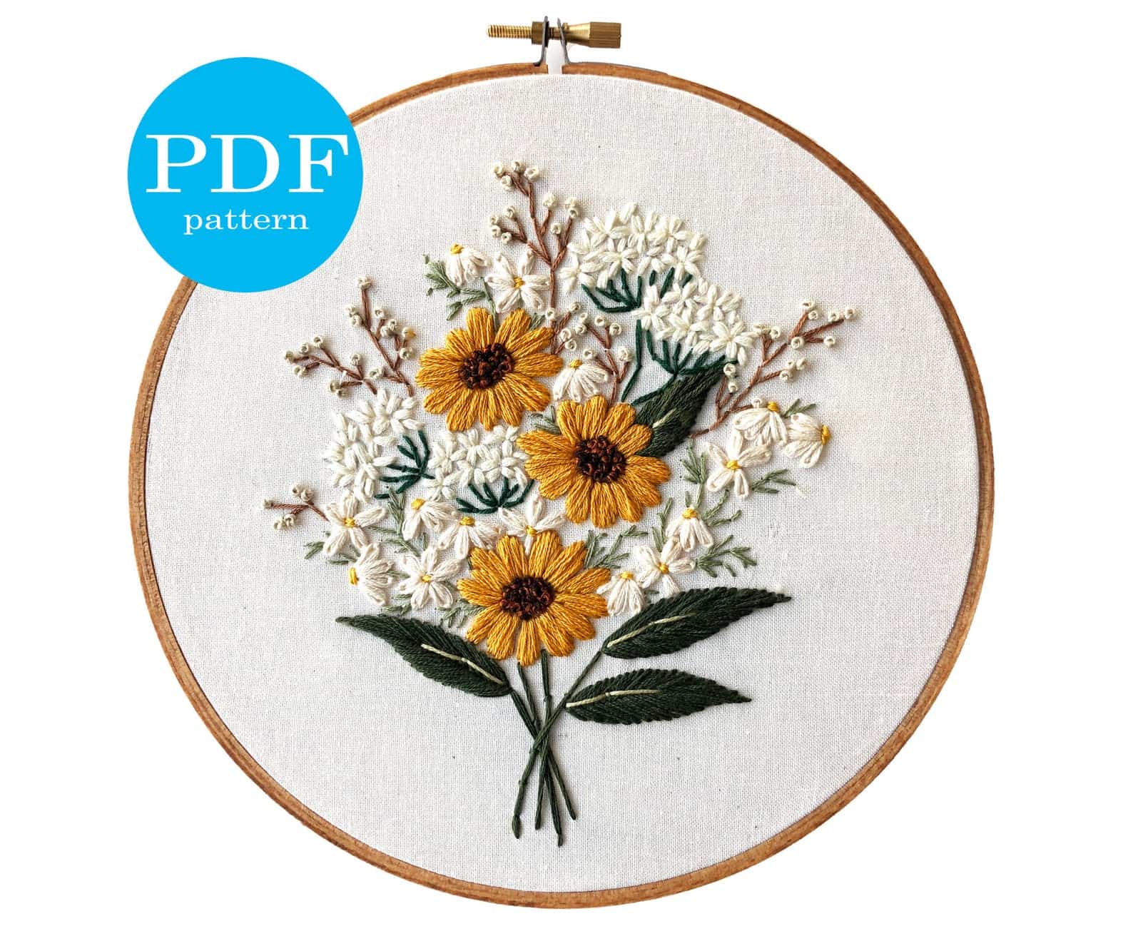 13 Flower Embroidery Patterns To Inspire Your Spring 