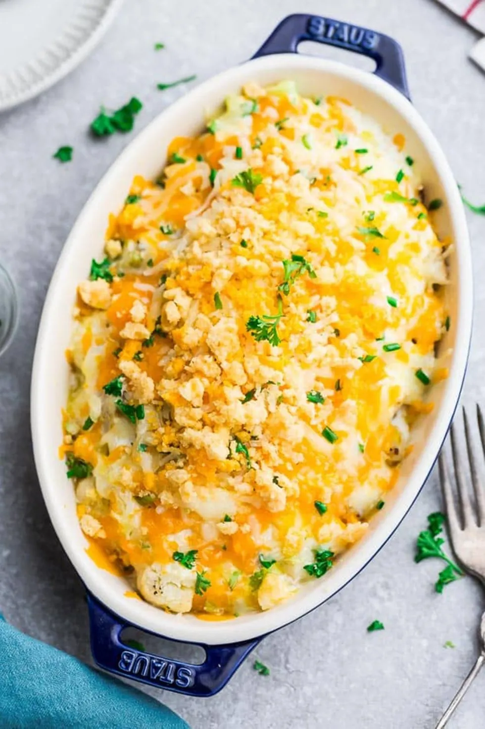 Baked cauliflower casserole