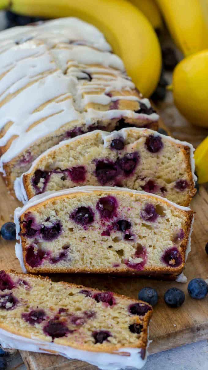 Blueberry banana bread