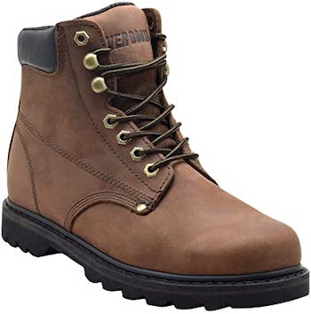 Ever boots tank men's soft toe oil full grain leather work boots