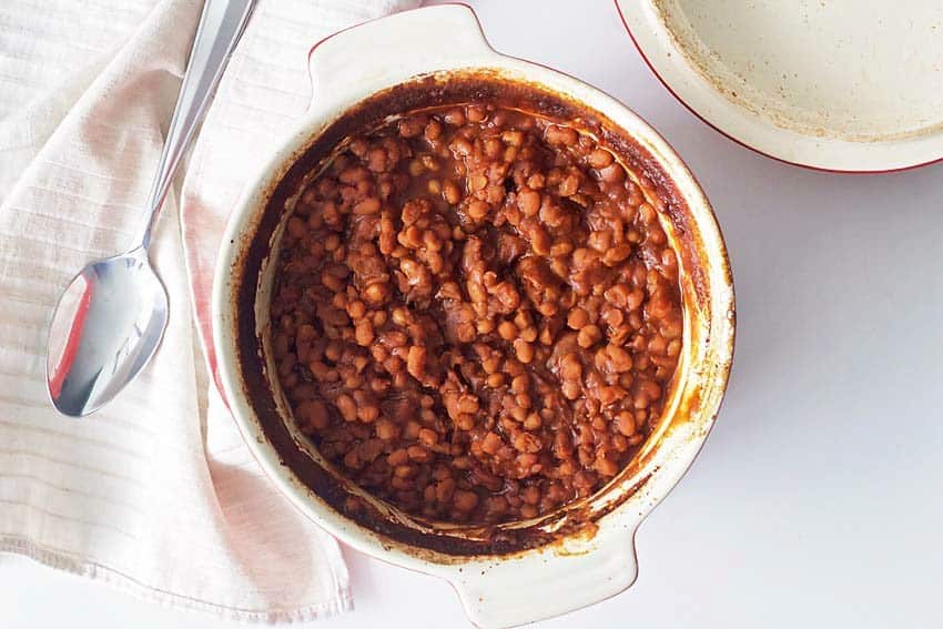 Grandma's old fashioned baked beans