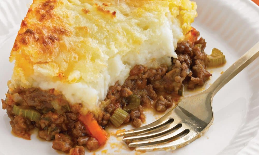 Traditional sheperd's pie