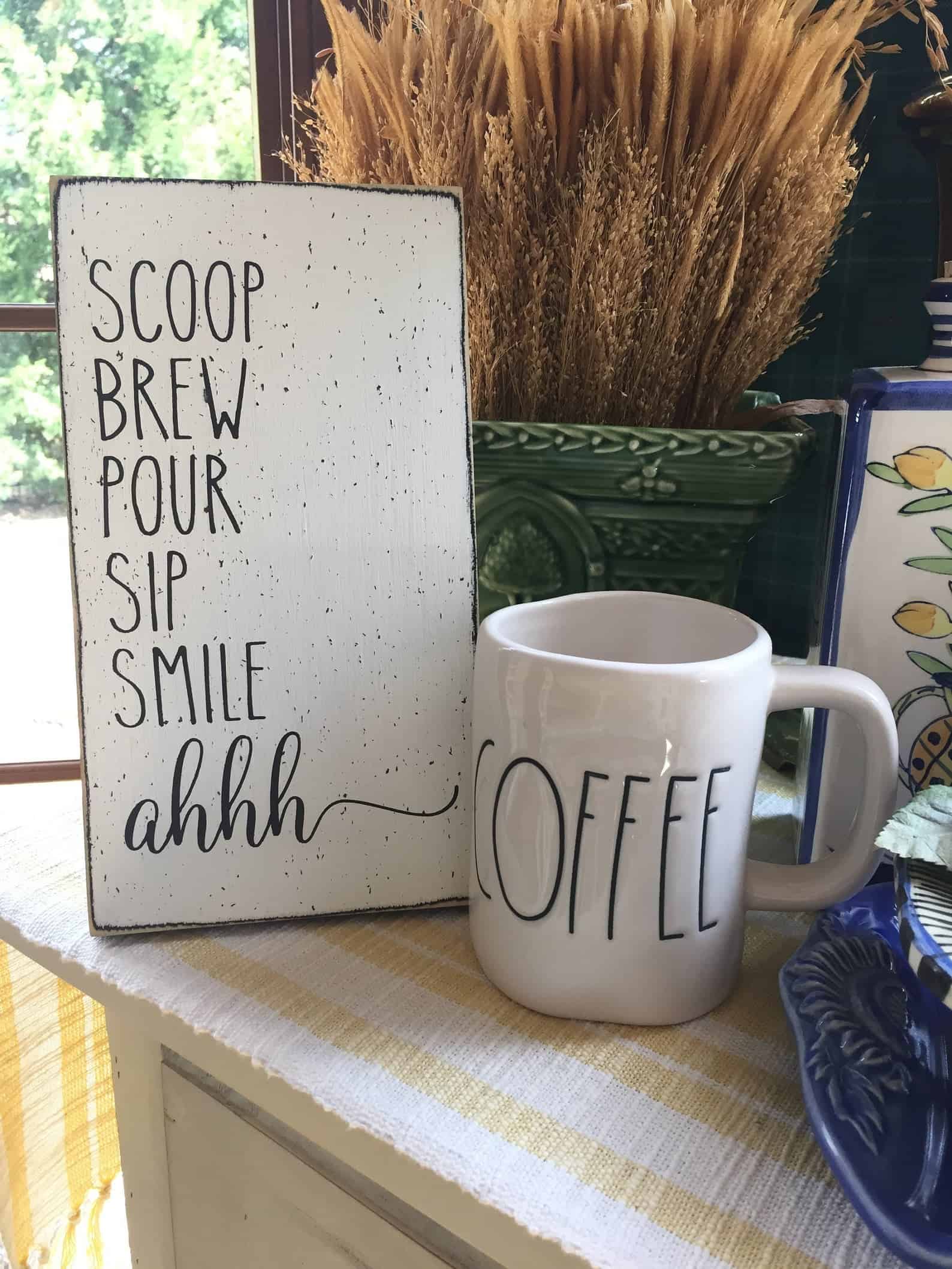 Coffee nook sign