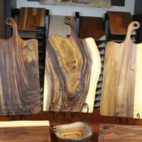 Large live edge cutting board