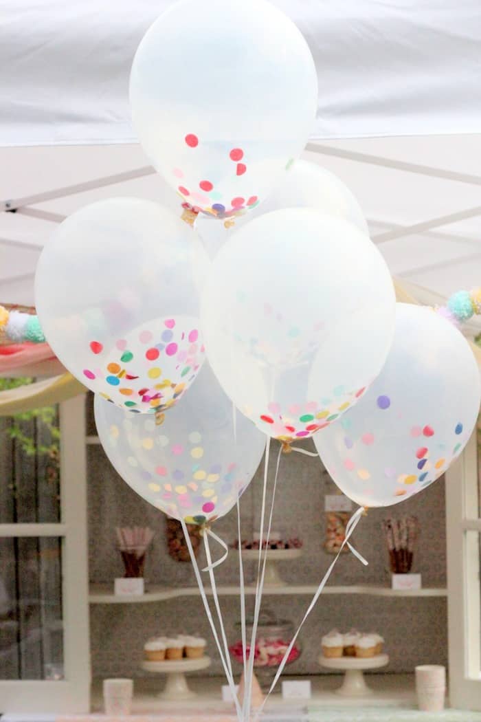 Confetti balloons