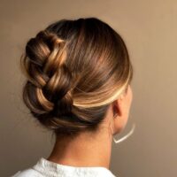 French braid ponytail tutorial