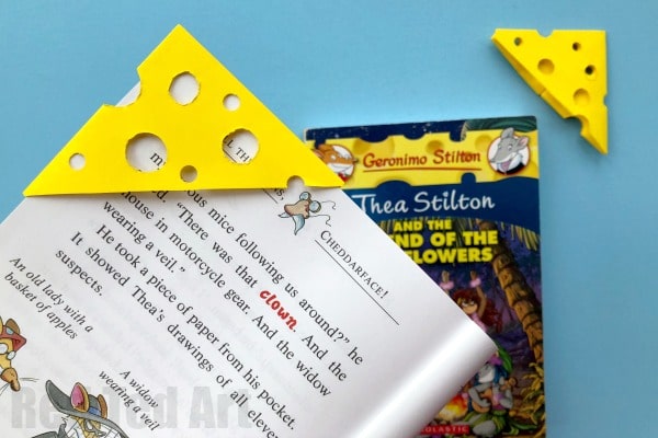 Cheese corner bookmark