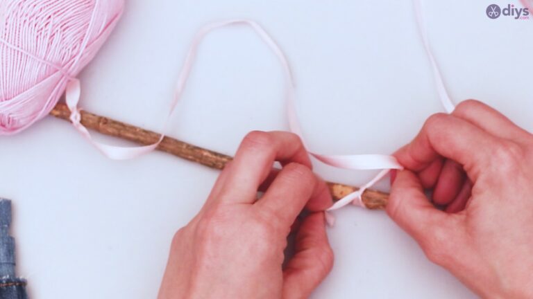 Wall Hanging Using Ribbon DIY Ribbon Wall Hanging