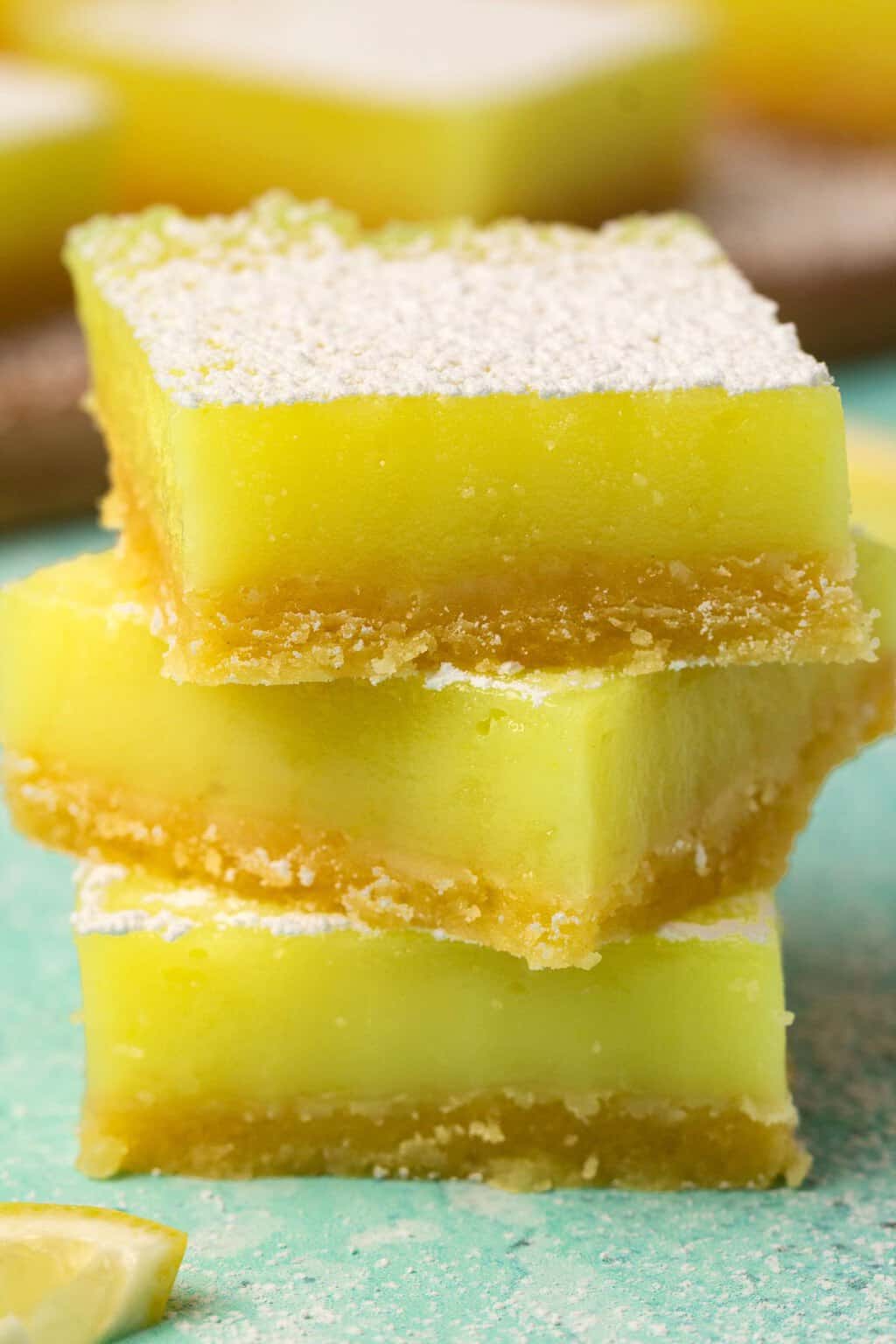 Tangy vegan lemon bars