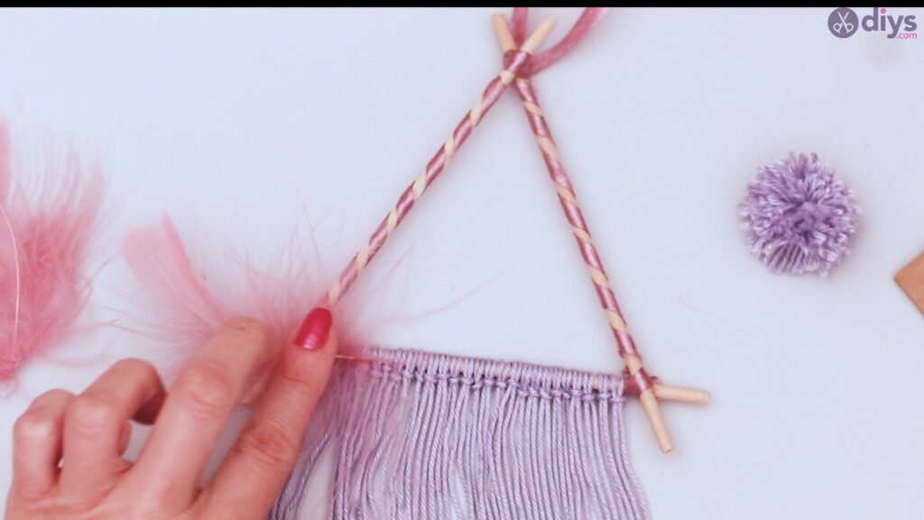 Triangle dreamcatcher diy project step 1 (47)