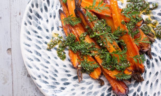 Carrot top chimichurri