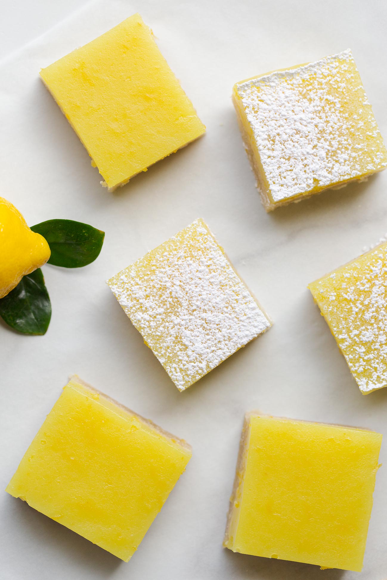 Easy lemon bars with shortbread crust