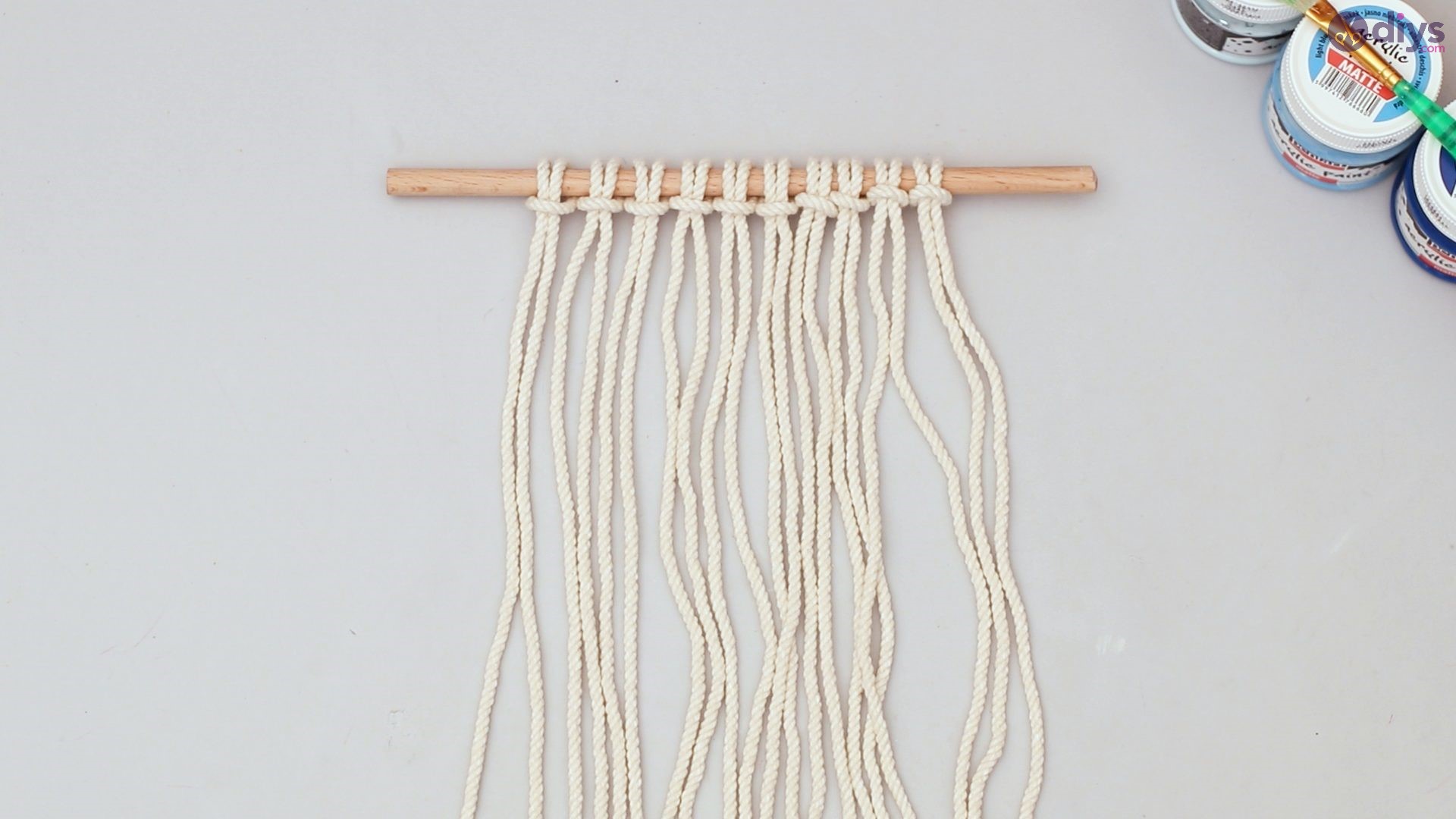 Ombre macrame wall hanging (10)