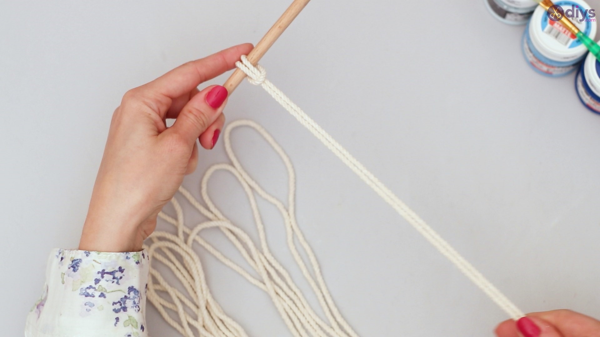 Ombre macrame wall hanging (8)