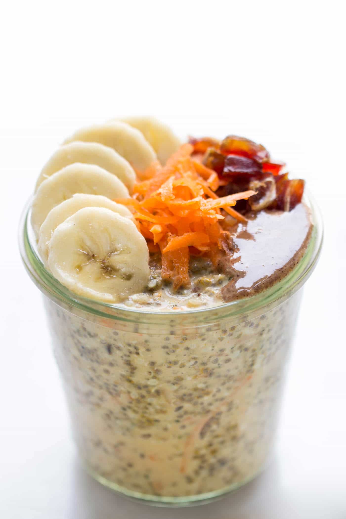 Carrot cake chia pudding