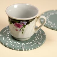 Coaster with lace paper photos (3)