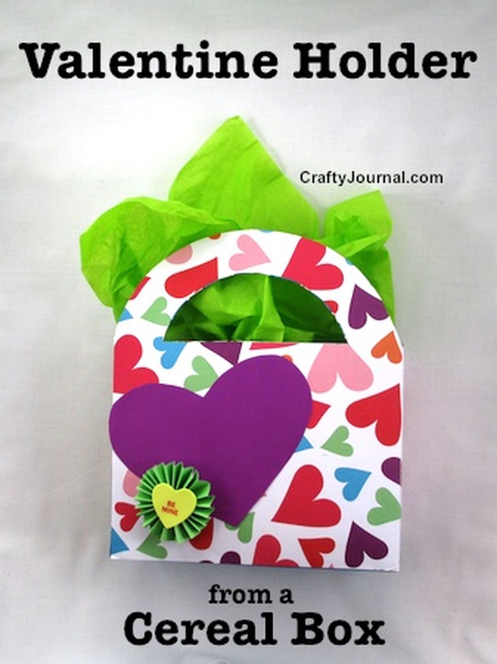 Candy or valentine holder valentine's day craft ideas 
