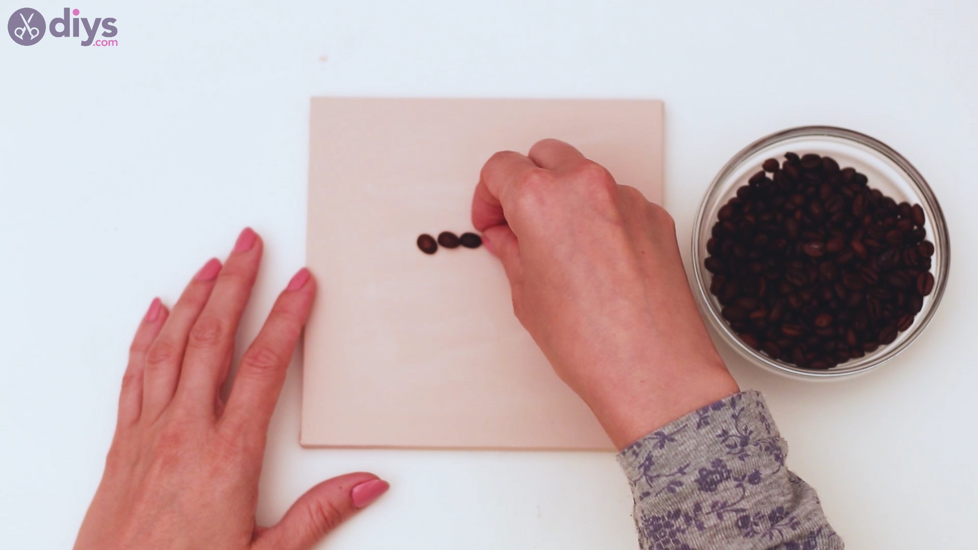 Coffee beans art steps (10)