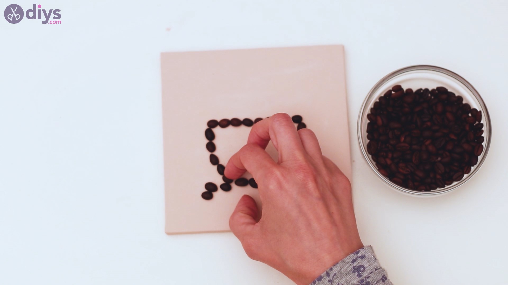 Coffee beans art steps (12)