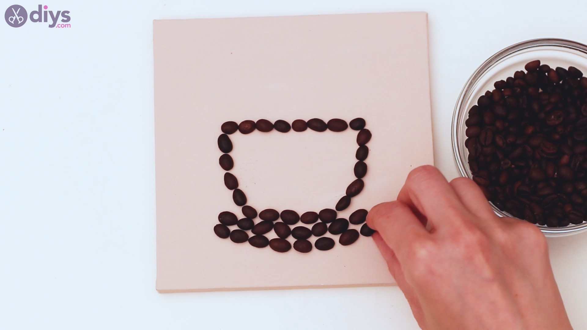 Coffee beans art steps (13)