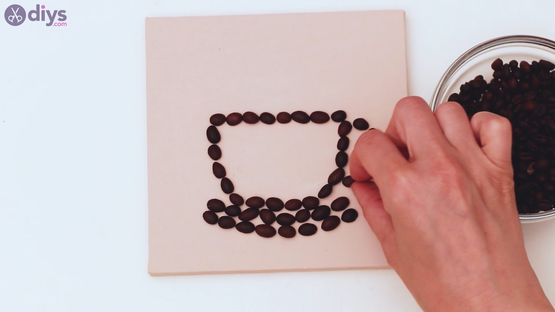 Coffee beans art steps (14)
