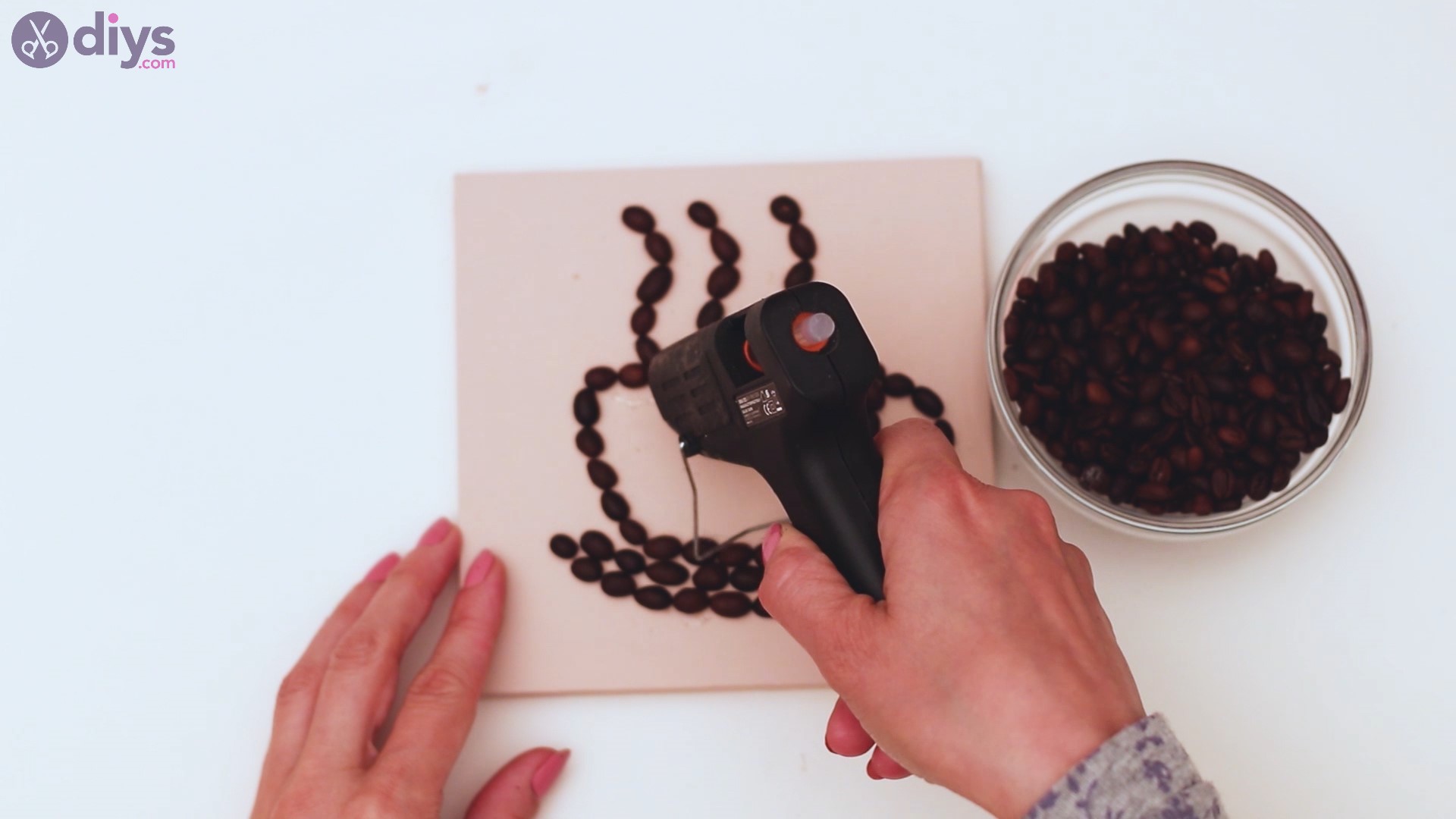 Coffee beans art steps (21)