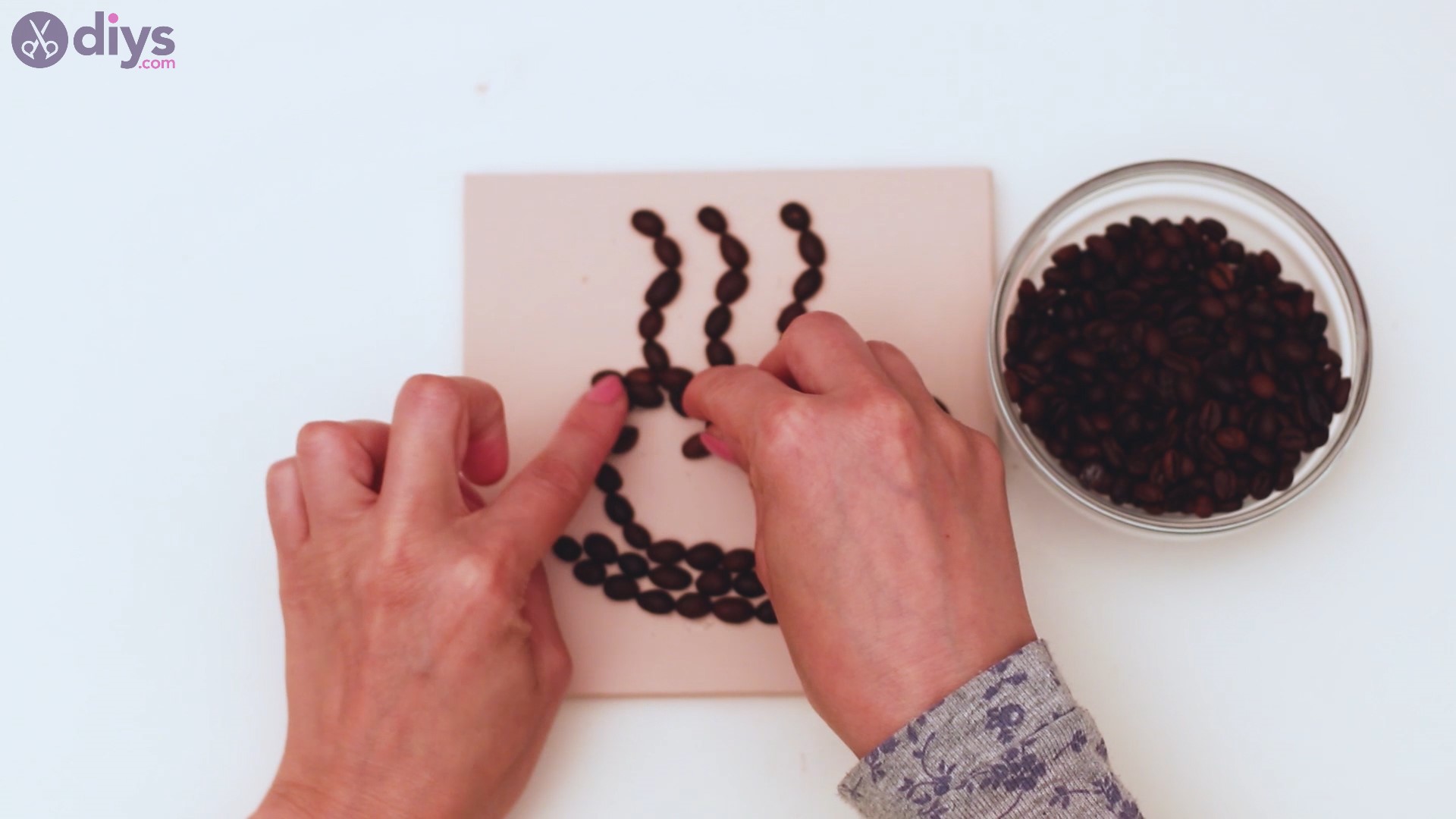 Coffee beans art steps (22)