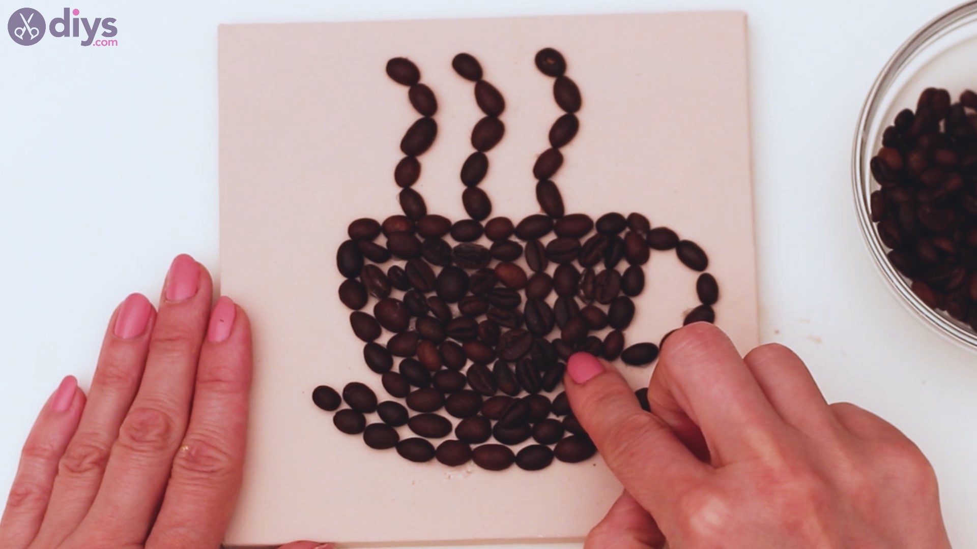Coffee beans art steps (24)