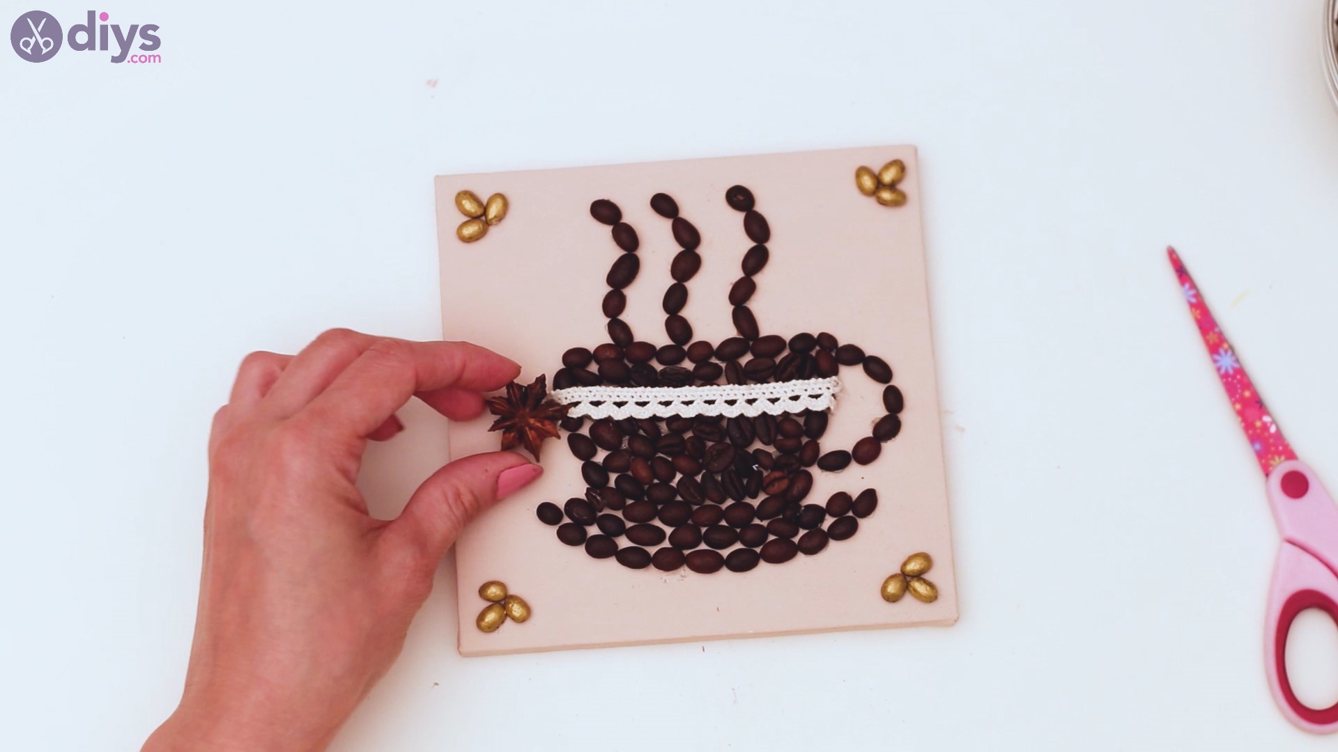 Coffee beans art steps (36)