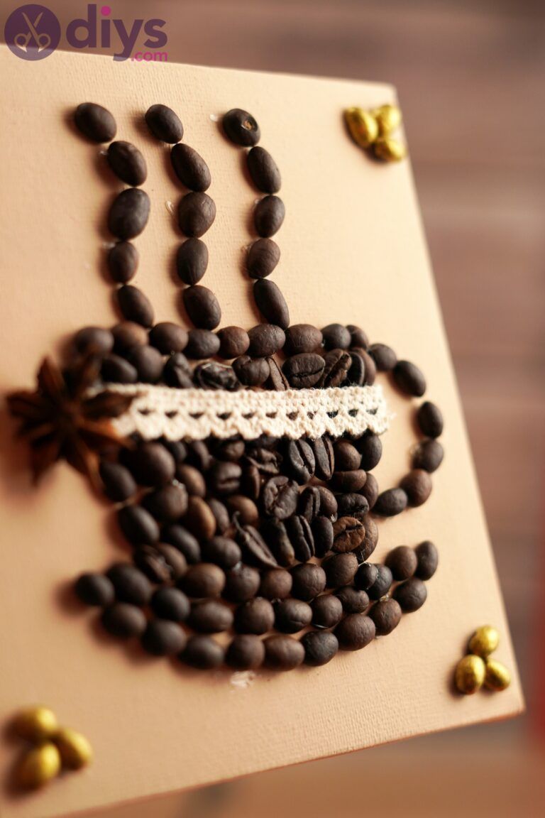 Coffee Bean Art - Mother's Day Gifts DIY
